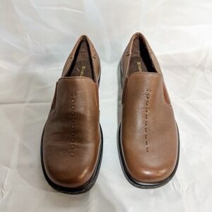 Naturalizer Brown‎ Leather Slip-On Comfort Shoes 7.5